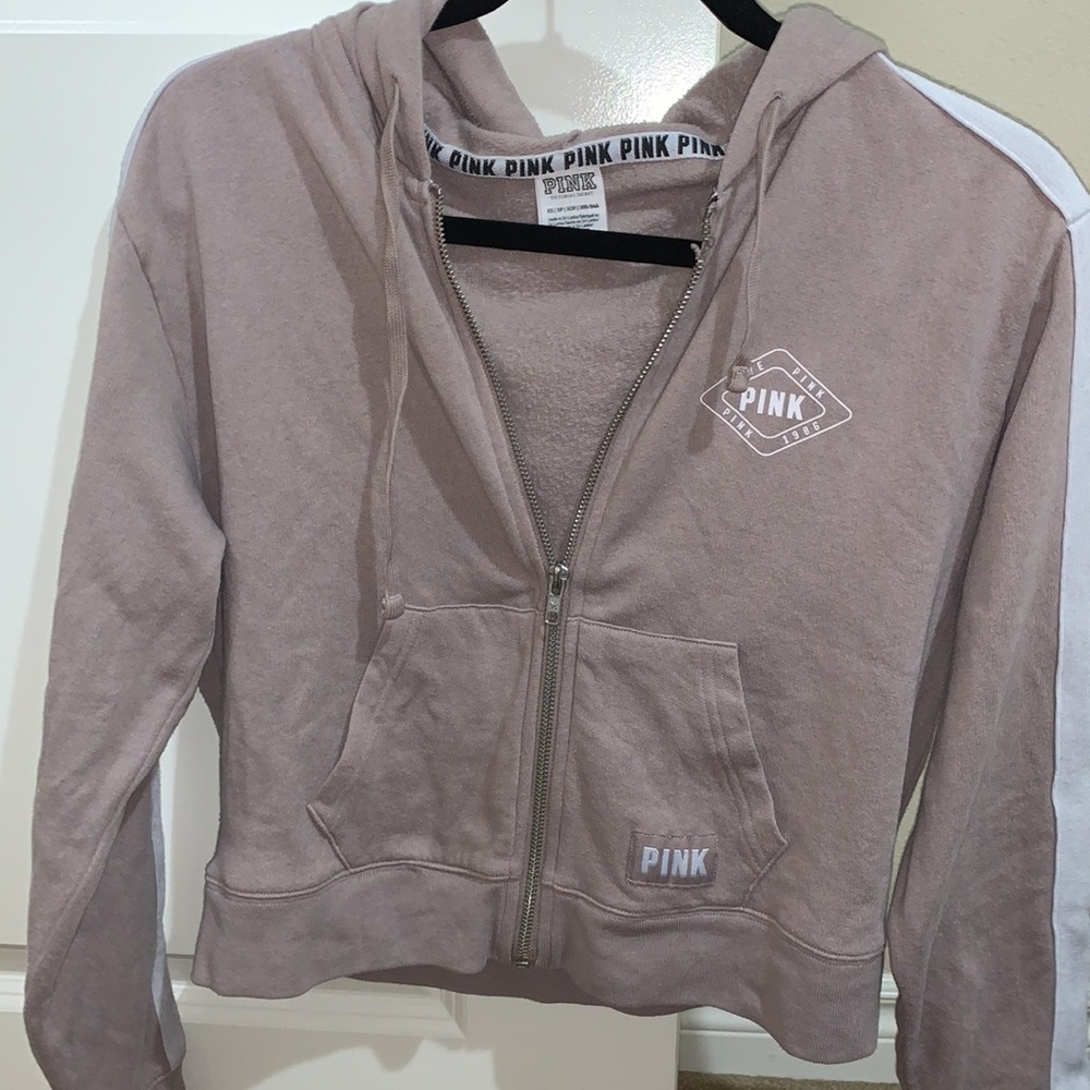 VS Pink zip-up jacket
